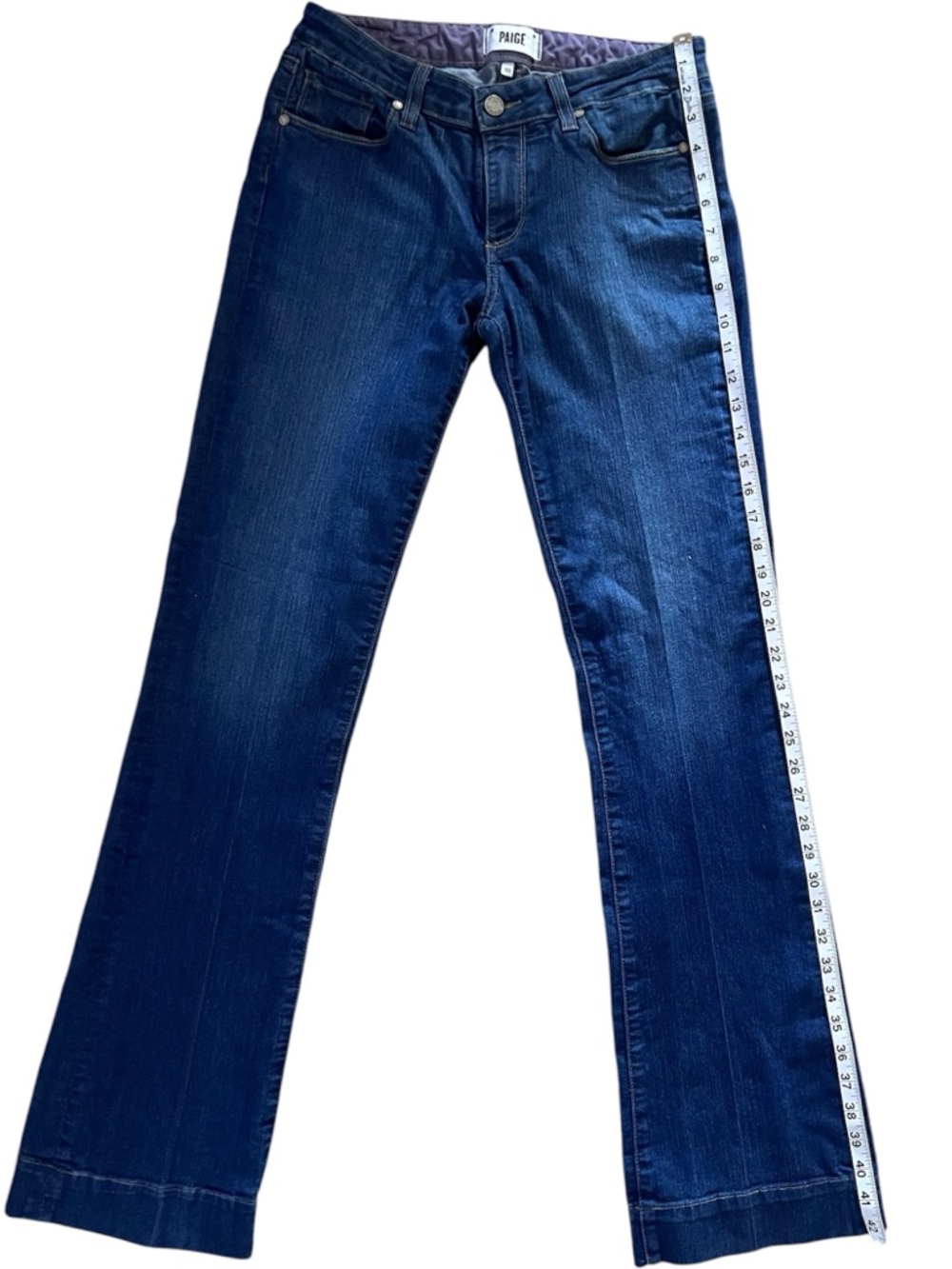 PAIGE "The Penny" Modern Bootcut Jeans.